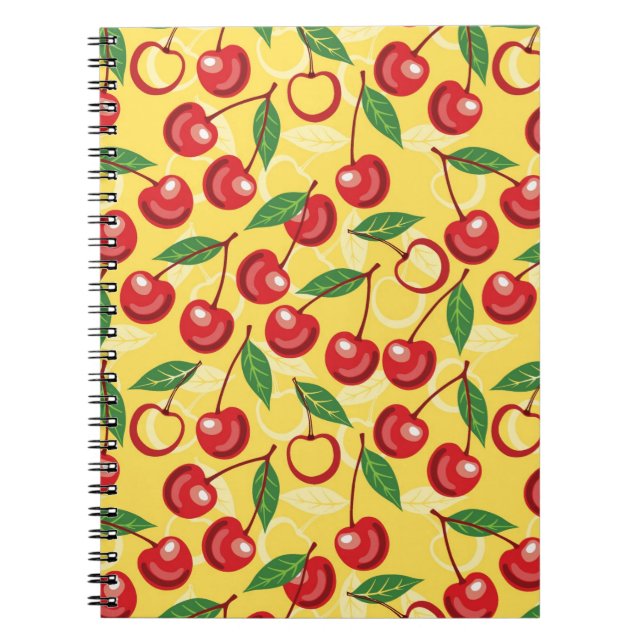 Cherry pattern notebook (Front)