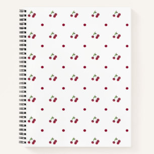 Cherry pattern notebook