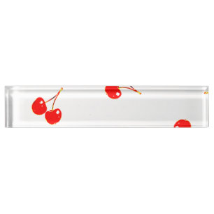 Cherry Pattern Pop Version Nameplate