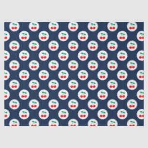 Cherry Pattern – Retro Fruit Gift & Decor Tissue Paper