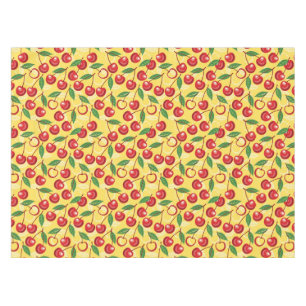 Cherry pattern tablecloth