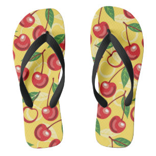 Cherry pattern thongs