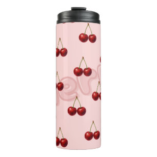 Cherry Pattern Tumbler