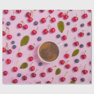 Cherry pattern Wrapping Paper