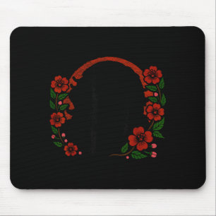 Cherry Pekingese Blossoms Floral Dog Japanese Fun Mouse Pad