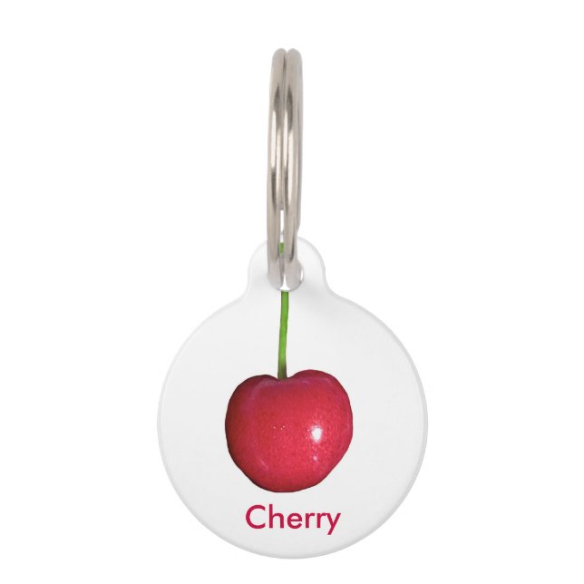 Cherry Pet Tag (Front)