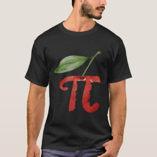 Cherry Pi Day Funny Pie Cherries 3.14 Humour Scien T-Shirt