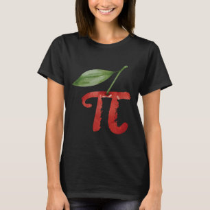 Cherry Pi Day Funny Pie Cherries 3.14 Humour Scien T-Shirt