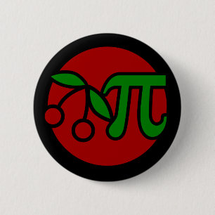 Cherry Pi Day Humor 6 Cm Round Badge