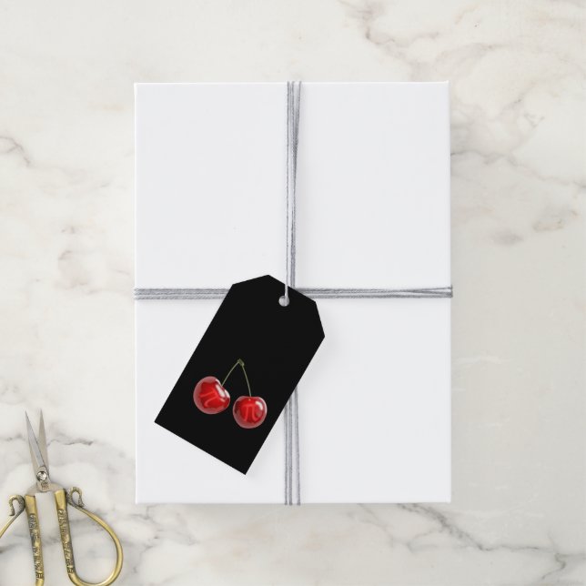 Cherry Pi Gift Tags (With Twine)