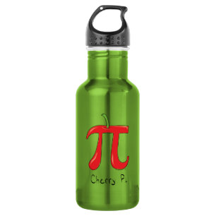 Cherry Pi Symbol Cute Math Teacher 532 Ml Water Bottle