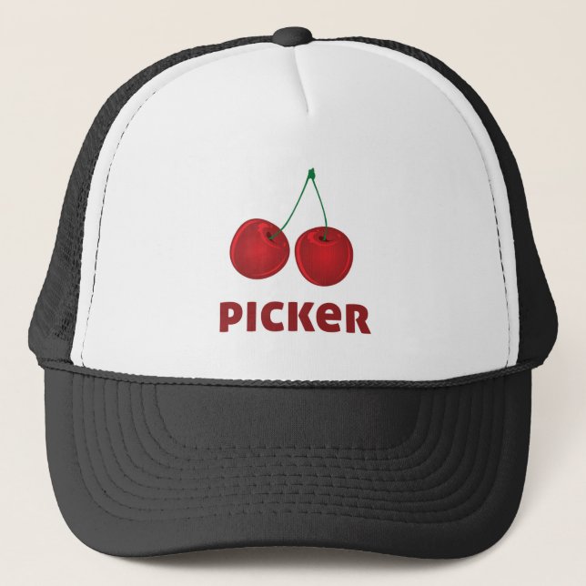 Cherry Picker Trucker Hat (Front)
