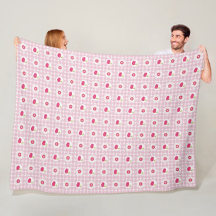 Cherry Picnic Fleece Blanket