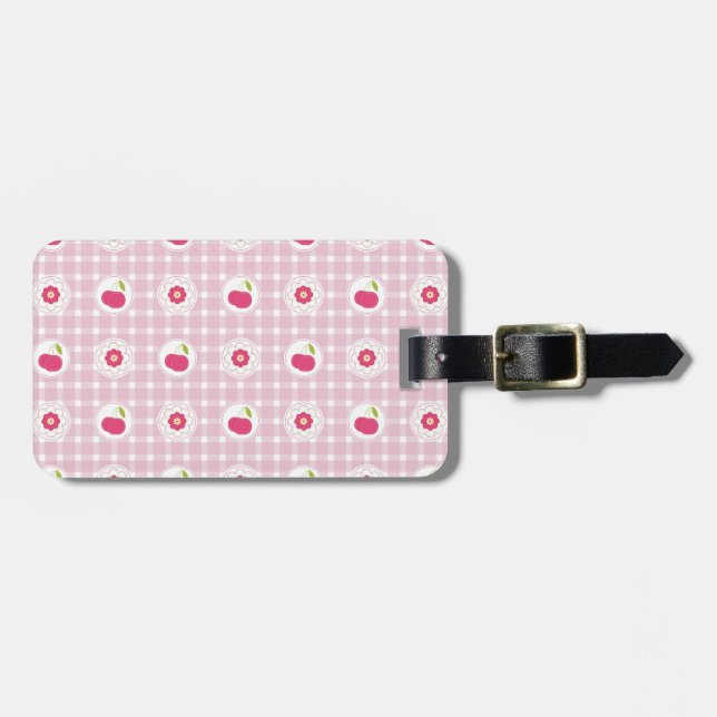 Cherry Picnic Luggage Tag (Front Horizontal)