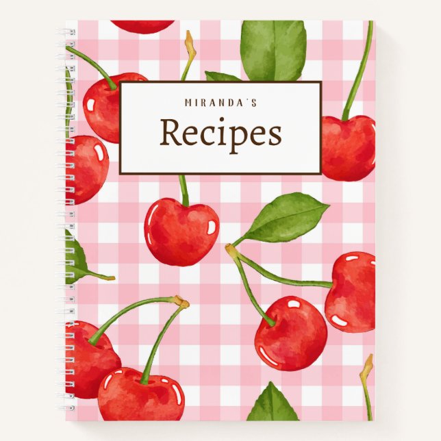 Cherry Picnic Recipe Book (Front)