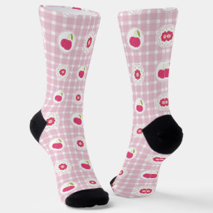 Cherry Picnic Socks #2