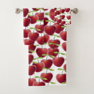Cherry Pie Bath Towel Set