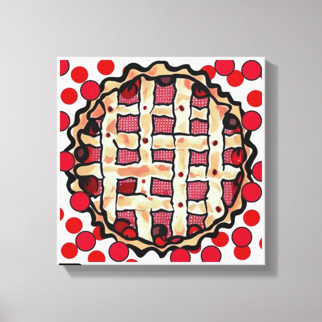 Cherry Pie Canvas Print (Front)