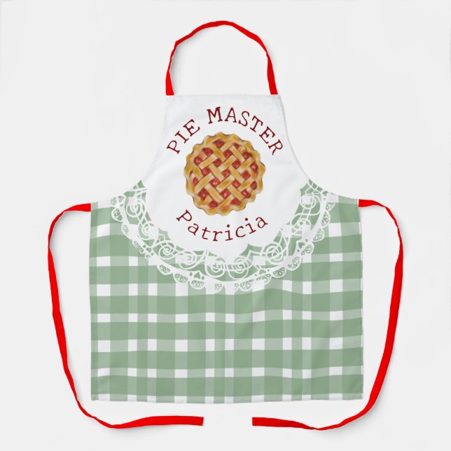 Cherry Pie Master baker Apron (Front)