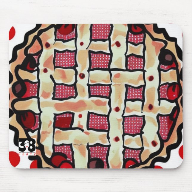Cherry Pie Mouse Pad (Front)