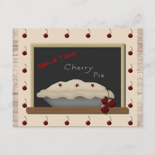 Cherry Pie Recipe Cards