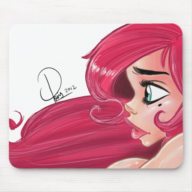 Cherry Pinup Mouse Pad (Front)