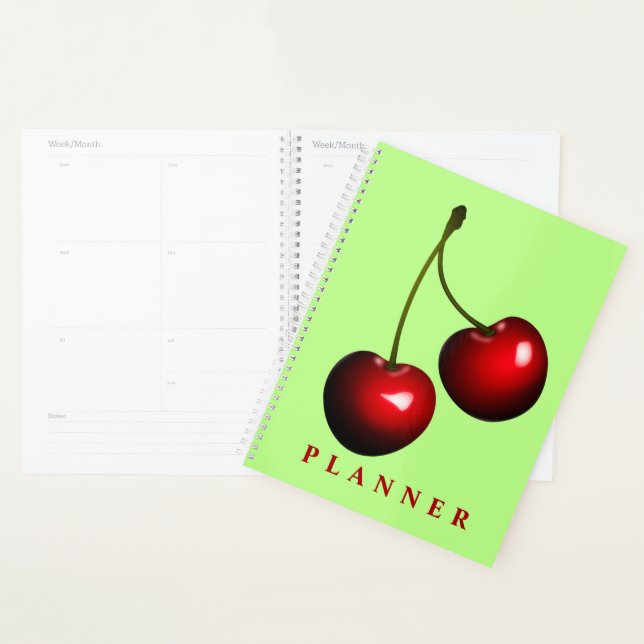 Cherry Planner with Custom Colours or Text (Display)