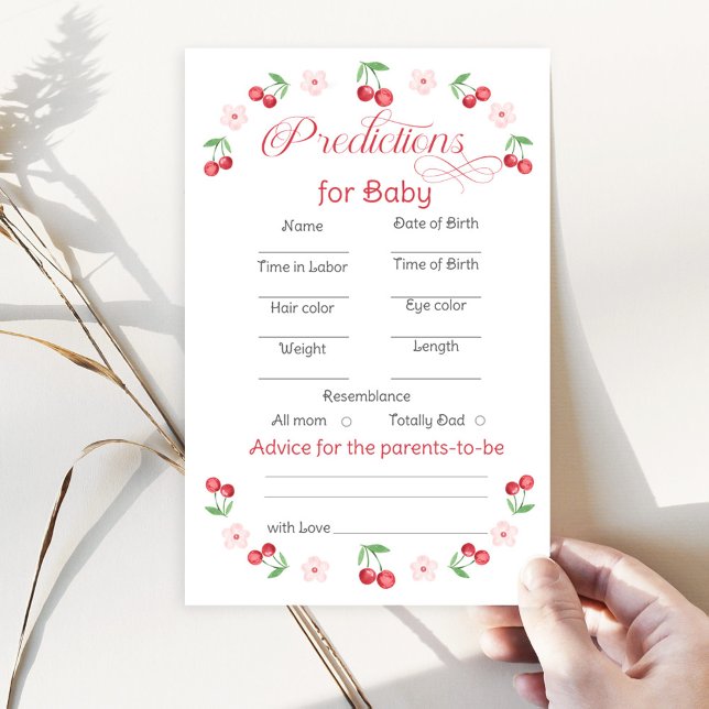 Cherry Predictions for baby and Advice for parents (Creator Uploaded)