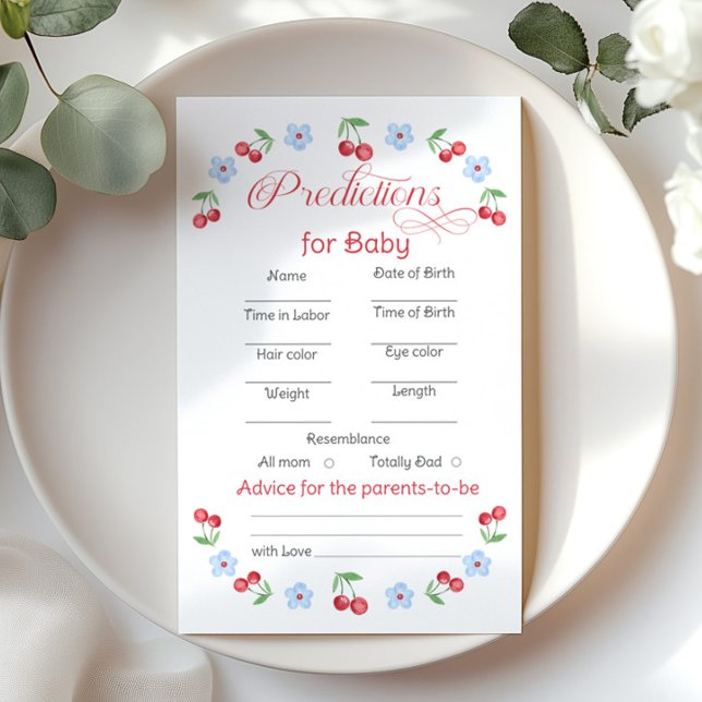 Cherry Predictions for baby and Advice for parents (Creator Uploaded)