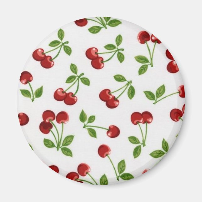 Cherry Print Magnet (Front)