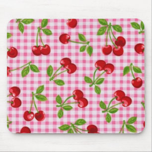 Cherry Print Mouse Pad