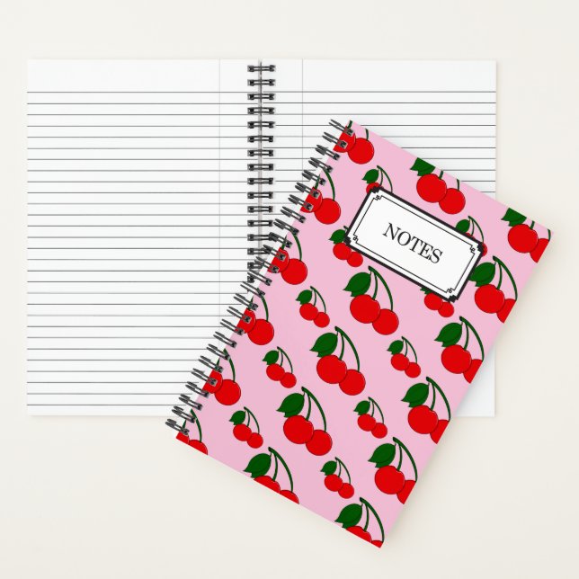 Cherry Print Notebook (Inside)