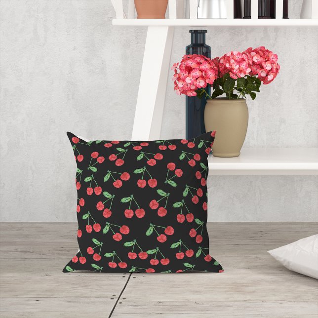 Cherry Print Pattern Cushion (Creator Uploaded)