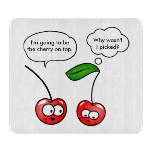 Cherry Puns Cutting Board
