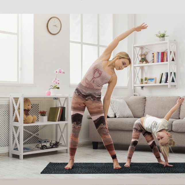 Cherry red, pink marble   leggings (Creator Uploaded)