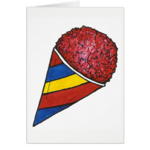 Cherry Red Shaved Ice Snocone Sno Cone Summer Food