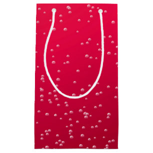 Cherry Red Soda with Little Bubbles Small Gift Bag