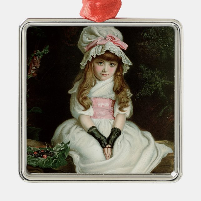 Cherry Ripe, 1879 d Metal Tree Decoration (Front)