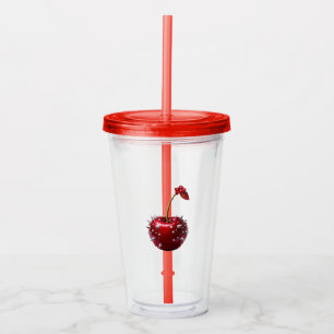 Cherry Rock Style Acrylic Tumbler