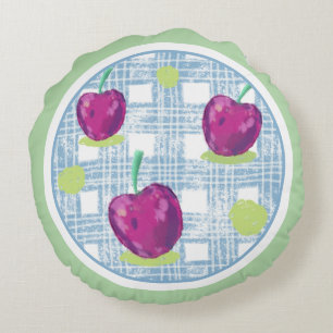 Cherry Round Pillow