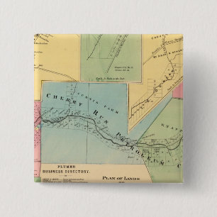 Cherry Run, Plumer 15 Cm Square Badge
