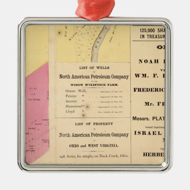 Cherry Run property Metal Tree Decoration (Front)