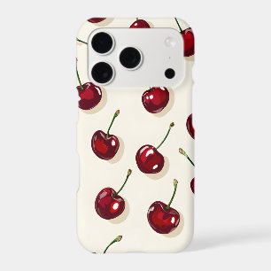 Cherry Scatter iPhone Case Cherry Red