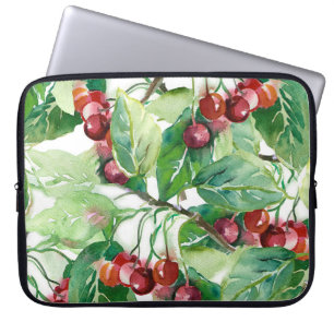 Cherry Seamless Pattern Laptop Sleeve