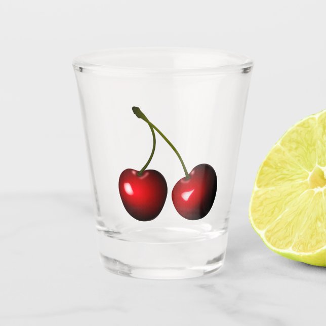 Cherry Shot Glass - Sweet (Front)