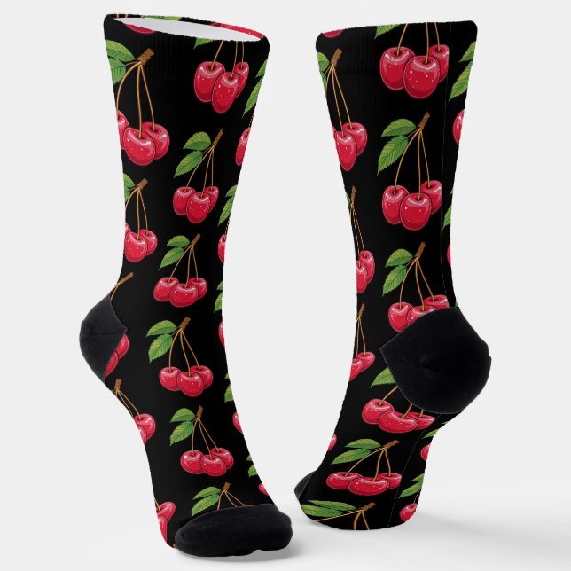 Cherry Socks (Angled)