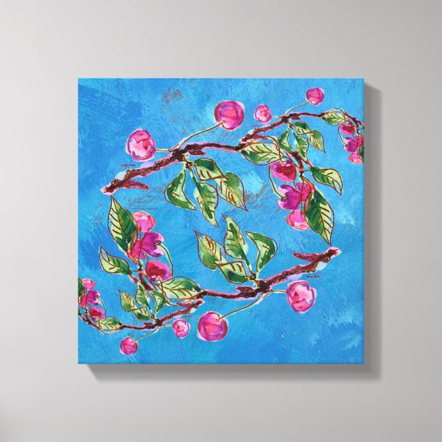 Cherry Splendour Canvas Print (Front)