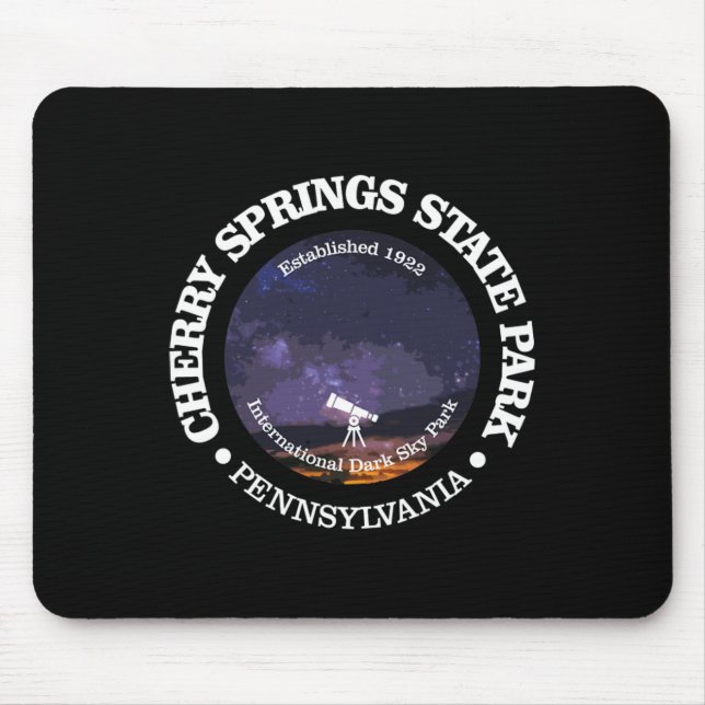 Cherry Springs State Park Shirt Funny Hiking 1922  Mouse Pad (Front)