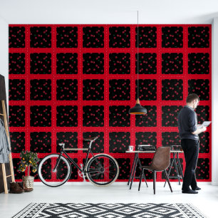 Cherry Square Peel and Stick Wallpaper