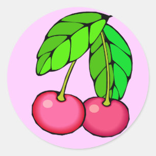 Cherry Sticker (PINK)
